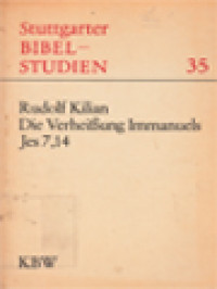 Image of Die Verheiszung Immanuels: Jes 7,14