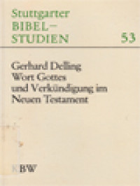 Image of Wort Gottes Und Verkündigung Im Neuen Testament