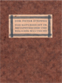 Image of Das Naturrecht In Metaphysischer Und Religiöser Weltsicht