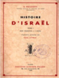 Image of Histoire D'Israël I: Des Origines A L'exil