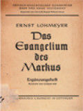 Das Evangelium Des Markus