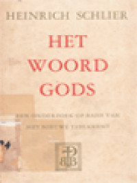 Image of Het Woord Gods: Een Onderzoek Op Basis Van Het Nieuwe Testament