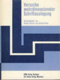 Image of Versuche Mehrdimensionaler Schriftauslegung: Bericht über Ein Gespräch