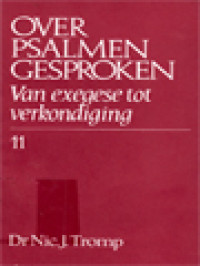 Image of Over Psalmen Gesproken: Van Exegese Tot Verkondiging (II)