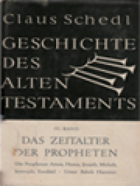 Image of Geschichte Des Alten Testaments IV: Das Zeitalter Der Propheten