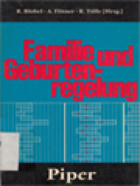 Image of Familie Und Geburtenregelung / Reiner Blobel, Andreas Flitner, Rainer Tölle (Herausgegeben)