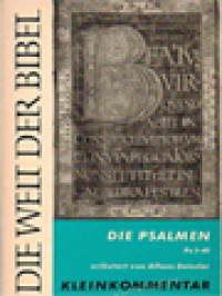 Image of Die Welt Der Bibel: Die Psalmen I. Teil (Ps 1-41)