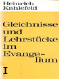 Image of Gleichnisse Und Lehrstücke Im Evangelium I