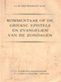 Image of Kommentar Op De Griekse Epistels En Evangelien Van De Zondagen