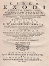 Image of Liber Exodi Vulgatae Editionis, Versione Belgica I