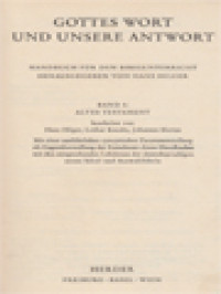 Image of Gottes Wort Und Unsere Antwort: Handbuch Für Den Bibelunterricht I. Altes Testament