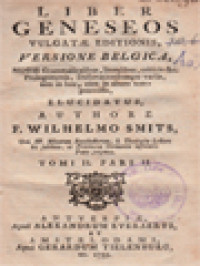 Image of Liber Geneseos Vulgatae Editionis, Versione Belgica II.2