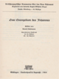 Image of Das Evangelium Des Johannes