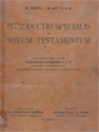 Image of Introductio Specialis In Novum Testamentum