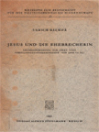 Image of Jesus Und Die Ehebrecherin: Untersuchungen Zur Text-Und Uberlieferungschichte Von Joh. 753-811