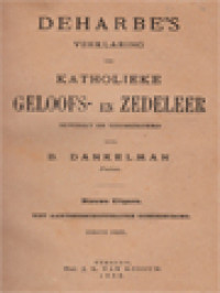 Image of Deharbe's Verklaring Der Katholieke Geloofs- En Zedeleer I
