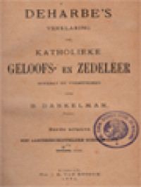 Image of Deharbe's Verklaring Der Katholieke Geloofs- En Zedeleer IV
