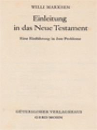 Image of Einleitung In Das Neue Testament: Eine Einführung In Ihre Probleme