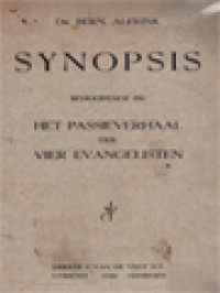 Image of Synopsis Behoorende Bij Het Passieverhaal Der Vier Evangelisten