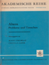 Image of Altern Probleme Und Tatsachen