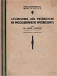 Image of Geschiedenis Der Patristische En Middeleeuwsche Wijsbegeerte