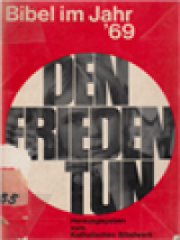 Image of Bibel Im Jahr '69: Den Frieden Tun
