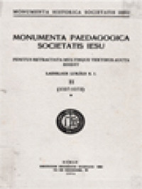 Image of Monumenta Paedagogica Societatis Iesu II: (1557-1572)*