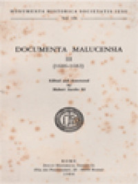 Image of Monumenta Missionum Societatis Iesu, Volumen XLIII: Documenta Malucensia III (1606-1682)