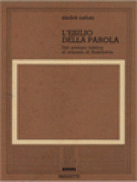 Image of L'esilio Della Parola: Dal Silenzio Biblico Al Silenzio Di Auschwitz