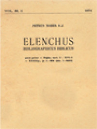 Image of Elenchus Bibliographicus Biblicus 55-I