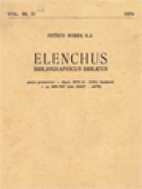 Image of Elenchus Bibliographicus Biblicus 55-II