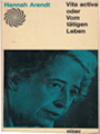 Image of Vita Activa Oder Vom Tätigen Leben