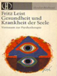 Image of Gesundheit Und Krankheit Der Seele: Vertrauen Zur Psychotherapie