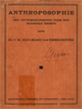 Anthroposophie: Een Ontwikkelingsweg Voor Den Modernen Mensch