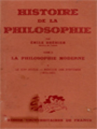 Image of Histoire De La Philosophie, Tome II: La Philosophie Moderne, III. Le XIXe Siècle - Période Des Systèmes (1800-1860)