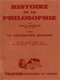 Image of Histoire De La Philosophie, Tome II: La Philosophie Moderne, IV. Le XIXe Siècle Après 1850, Le XXe Siècle - Index Général