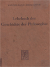 Image of Lehrbuch Der Geschichte Der Philosophie
