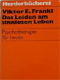 Image of Das Leiden Am Sinnlosen Leben: Psychotherapie Für Heute