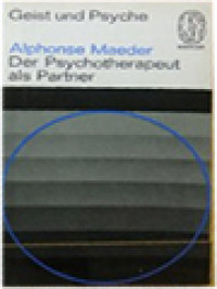 Image of Der Psychotherapeut Als Partner