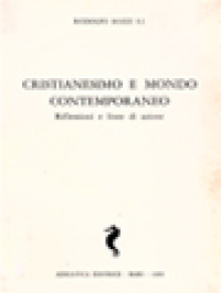 Image of Cristianesimo E Mondo Contemporaneo: Riflessioni E Linee Di Azione