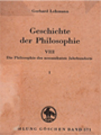 Image of Geschichte Der Philosophie VIII: Die Philosophie Des Neunzehnten Jahrhunderts 1