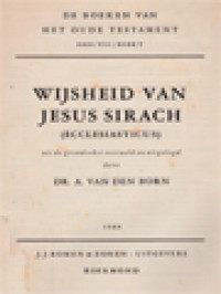 Image of Wijsheid Van Jesus Sirach (Ecclesiasticus)