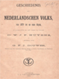 Image of Geschiedenis Des Nederlandschen Volks, Van 1878 Tot Op Onze Dagen