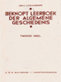 Beknopt Leerboek Der Algemene Geschiedenis II: Nieuwste Geschiedenis