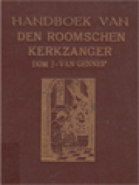 Image of Handboek Van Den Roomschen Kerkzanger II: Septuagesimatijd En Vasten