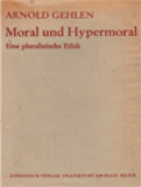 Image of Moral Und Hypermoral: Eine Pluralistische Ethik