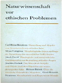 Image of Naturwissenschaft Vor Ethischen Problemen