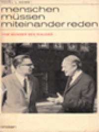 Image of Menschen Müssen Miteinander Reden: Vom Wunder Des Dialogs