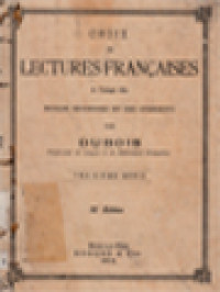 Image of Choix De Lectures Françaises