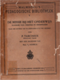 Image of Malmberg's Pedagogische Bibliotheek V: De Missie Bij Het Onderwijs